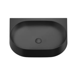 Ravak Yard umywalka 60,5x50 cm półokrągła czarna XJX0D060000