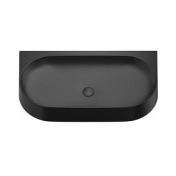 Ravak Yard umywalka 80,5x50 cm półokrągła czarna XJX0D080000