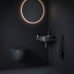 Ravak Yard umywalka 45x45 cm narożna czarna XJX0D245000