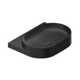 Ravak Yard umywalka 60,5x50 cm półokrągła czarna XJX0D260002