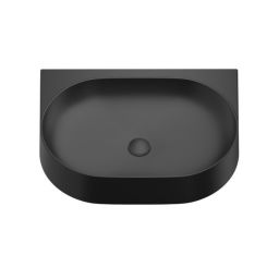 Ravak Yard umywalka 60,5x50 cm półokrągła czarna XJX0D260002