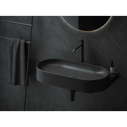 Ravak Yard umywalka 80,5x50 cm owalna meblowa czarna XJX0D280002