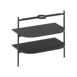 Ravak Yard umywalka 80,5x50 cm owalna meblowa czarna XJX0D280002