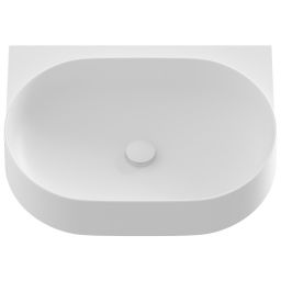 Ravak Yard umywalka 60,5x50 cm półokrągła biały mat XJX0E060000