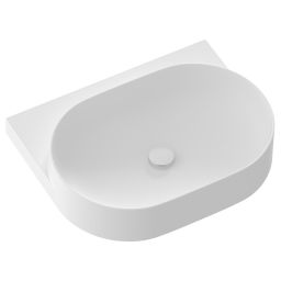 Ravak Yard umywalka 60,5x50 cm półokrągła biały mat XJX0E060000