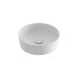 Ravak Uni Slim umywalka 40x40 cm okrągła nablatowa biały mat XJX0E140001