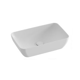 Ravak Uni Slim umywalka 50x31 cm prostokątna nablatowa biały mat XJX0E150000