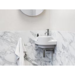 Ravak Yard umywalka 28x28 cm narożna biały mat XJX0E228001