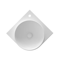 Ravak Yard umywalka 45x45 cm narożna biały mat XJX0E245001