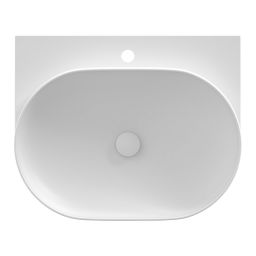 Ravak Yard umywalka 60,5x50 cm półokrągła biały mat XJX0E260001
