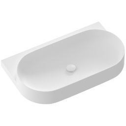 Ravak Yard umywalka 80,5x50 cm półokrągła biały mat XJX0E280001