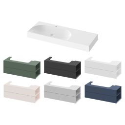 Ravak Lite umywalka 120x45 cm prostokątna meblowa biała XJXP1212000