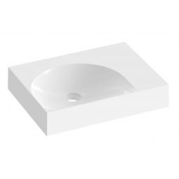 Ravak Lite umywalka 60x45 cm prostokątna meblowa biała XJXP1360000