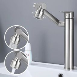 Rea Paco bateria umywalkowa stojąca nikiel REA-B0537