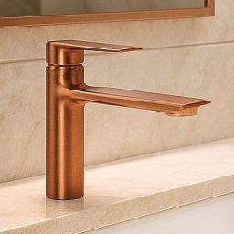 Rea Storm bateria umywalkowa stojąca miedź szczotkowana REA-B3001