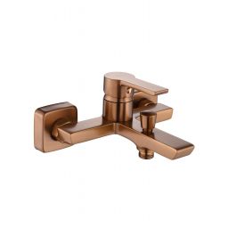 Rea Argus bateria wannowo-prysznicowa ścienna miedź REA-B3007