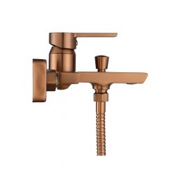 Rea Argus bateria wannowo-prysznicowa ścienna miedź REA-B3007