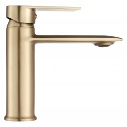 Rea Veneta bateria umywalkowa stojąca złoty szczotkowany REA-B3010