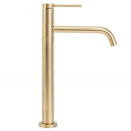 Rea Lugano bateria umywalkowa stojąca złota REA-B4420