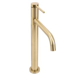 Rea Lugano bateria umywalkowa stojąca złota REA-B4420