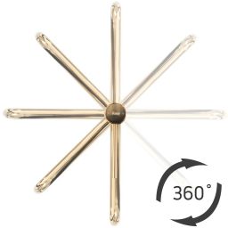 Rea Lugano bateria umywalkowa stojąca złota REA-B4420