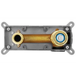 Rea Lungo bateria umywalkowa podtynkowa czarny metaliczny REA-B4421