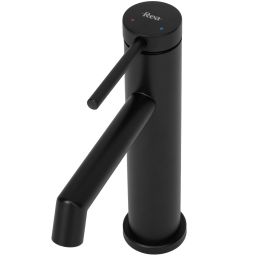 Rea Foss bateria umywalkowa stojąca czarny mat REA-B5317