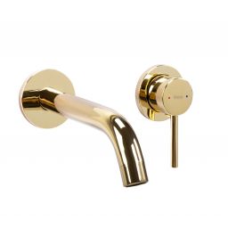 Rea Owen bateria umywalkowa podtynkowa złota REA-B5333