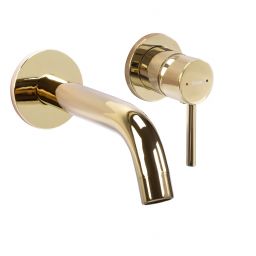 Rea Owen bateria umywalkowa podtynkowa złota REA-B5333