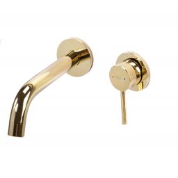 Rea Owen bateria umywalkowa podtynkowa złota REA-B5333