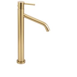 Rea Level bateria umywalkowa stojąca złoto szczotkowane REA-B6217