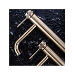 Rea Lungo Grip bateria umywalkowa stojąca złota REA-B6896