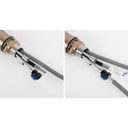 Rea Eco Fresh bateria kuchenna do filtra wody stojąca nikiel REA-B7563