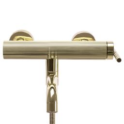 Rea Argon bateria wannowo-prysznicowa ścienna złota REA-B7805