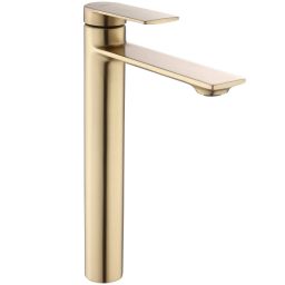 Rea Storm bateria umywalkowa stojąca wysoka złoto szczotkowane REA-B7962