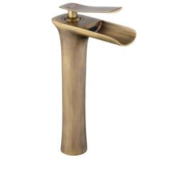 Rea Laguna bateria umywalkowa stojąca złoto szczotkowane REA-B8120