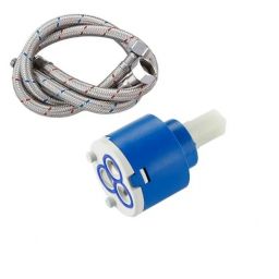 Rea Laguna bateria umywalkowa stojąca złoto szczotkowane REA-B8120