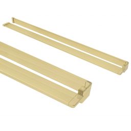 Rea Evo wieszak na ręcznik 120 cm z półką złoty szczotkowany REA-46000