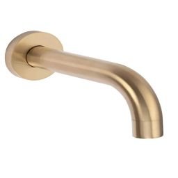 Rea Lungo zestaw wannowo-prysznicowy podtynkowy złoty szczotkowany REA-B7503