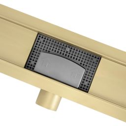 Rea Neox odpływ liniowy 100 cm złoty REA-G2565