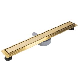 Rea Neox Pro odpływ liniowy 80 cm złoty szczotkowany REA-G2703