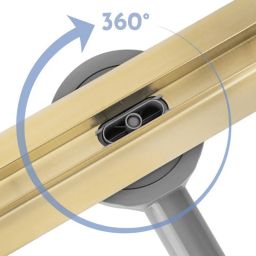 Rea Neox Slim Pro odpływ liniowy 90 cm złoty REA-G5805