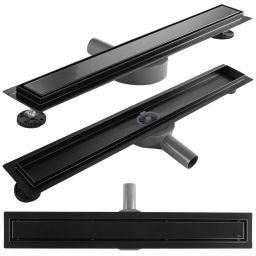 Rea Neox Pro odpływ liniowy 60 cm czarny REA-G7801