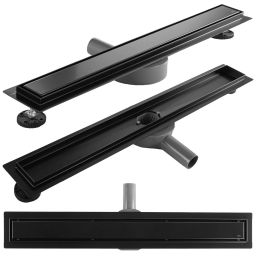 Rea Neox Pro odpływ liniowy 80 cm czarny REA-G7803