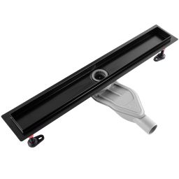 Rea Neox Superflow odpływ liniowy 90 cm czarny REA-G7808