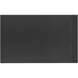 Rea Bazalt brodzik prostokątny 100x80 cm czarny REA-K3304