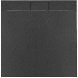 Rea Bazalt brodzik kwadratowy 90x90 cm czarny REA-K3307