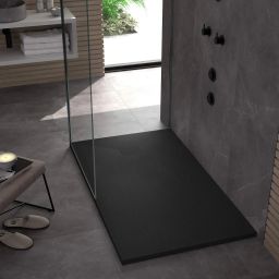 Rea Magnum brodzik prostokątny 100x80 cm czarny REA-K3907