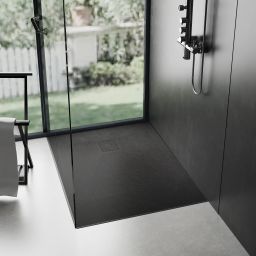 Rea Magnum brodzik prostokątny 100x80 cm czarny REA-K3907