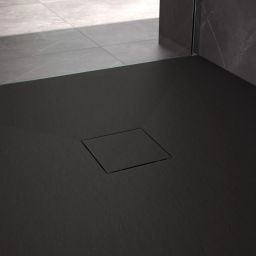 Rea Magnum brodzik kwadratowy 90x90 cm czarny REA-K3910